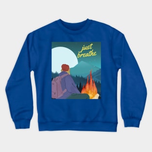 Just breathe Crewneck Sweatshirt